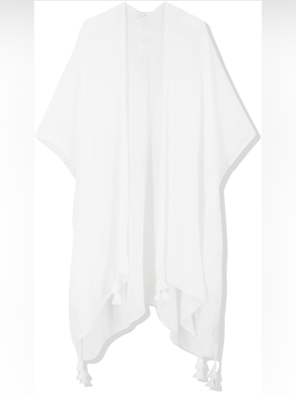 Elegant White Swim Coverup